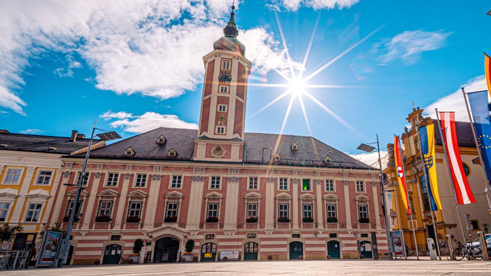 Das St. Pöltner Rathaus. (Foto: Kalteis)