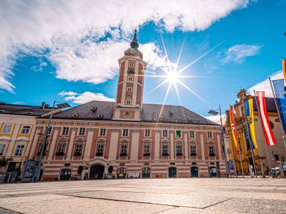 Das St. Pöltner Rathaus. (Foto: Kalteis)