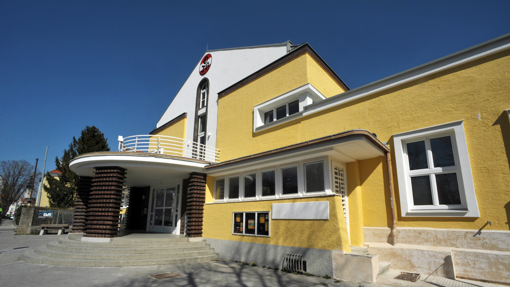 Außenansicht Jahnturnhalle. (Foto: Wolfgang Mayer)