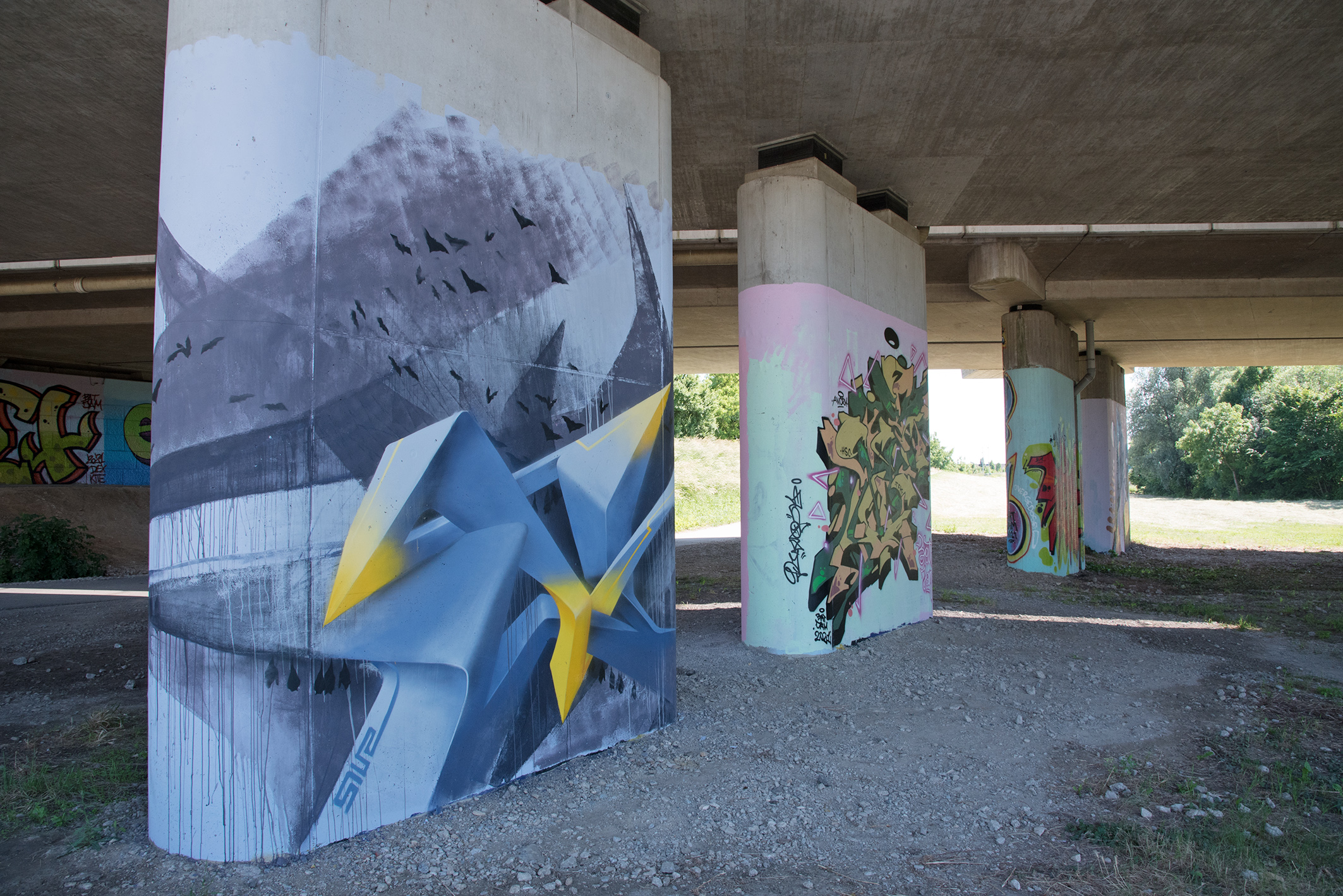 Graffiti Westbahnbrcke 5