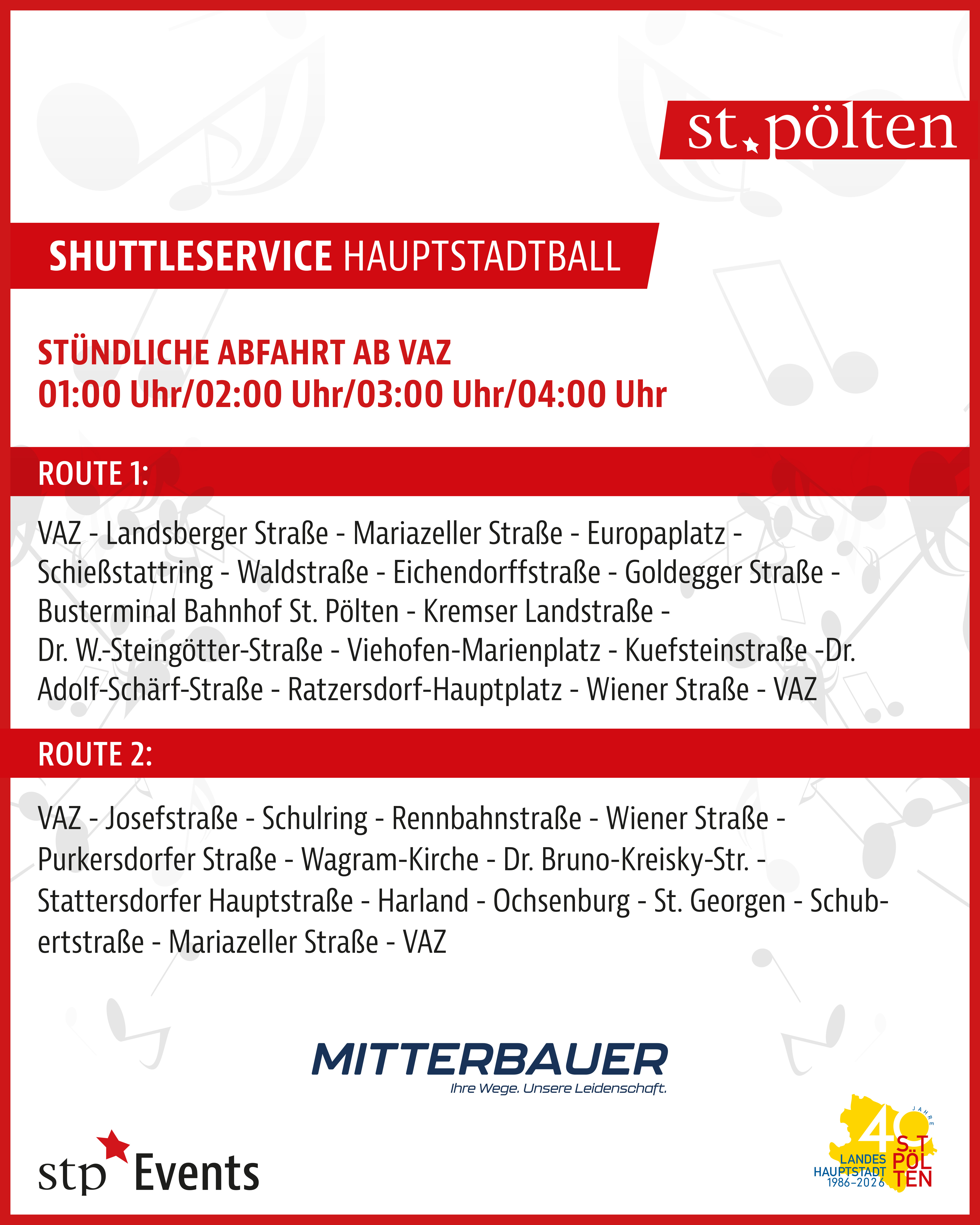 Social Media Hauptstadtball 2026 1080x1350px Shuttleservice