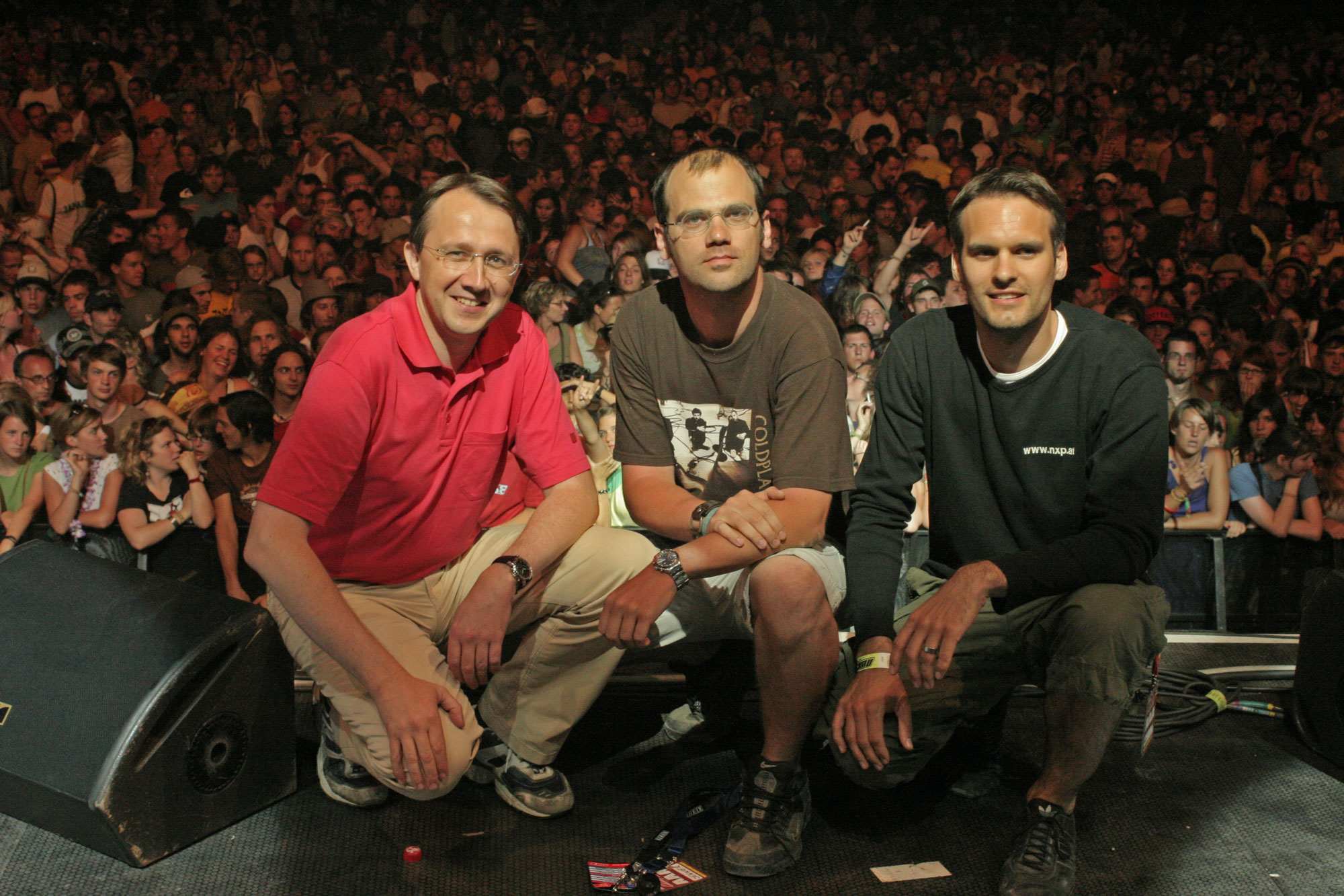 Was 2006 mit dem Nuke begann, ist mittlerweile zu 20 Jahre Festivalgeschichte in der Landeshauptstadt herangewachsen. Bürgermeister Matthias Stadler, Veranstalter Harry Jenner und VAZ-Hausherr René Voak mit einem klaren Bekenntnis zu Großveranstaltungen. (Foto: Josef Vorlaufer)