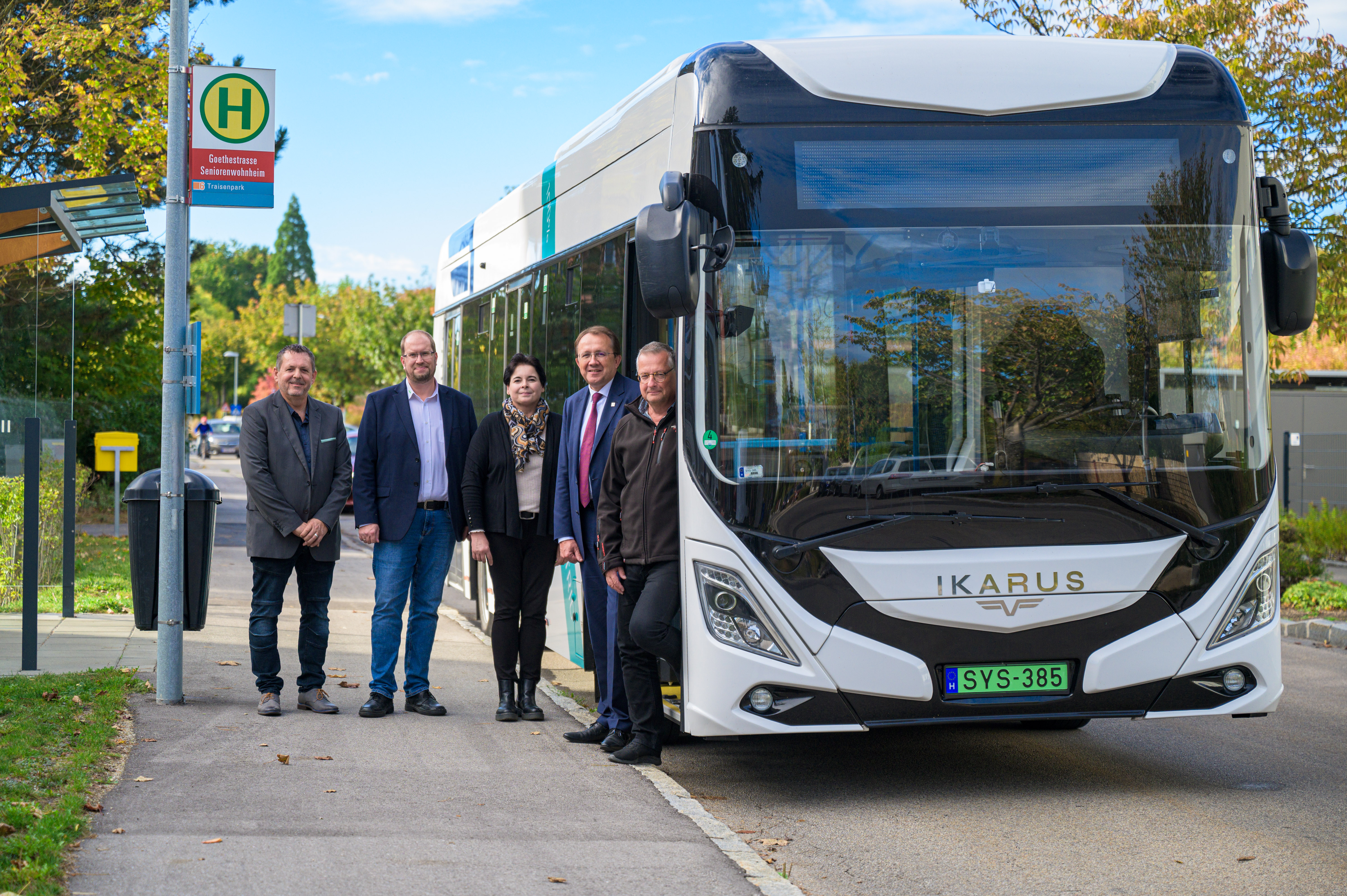 The e-bus begins trial operation today – St. Pölten