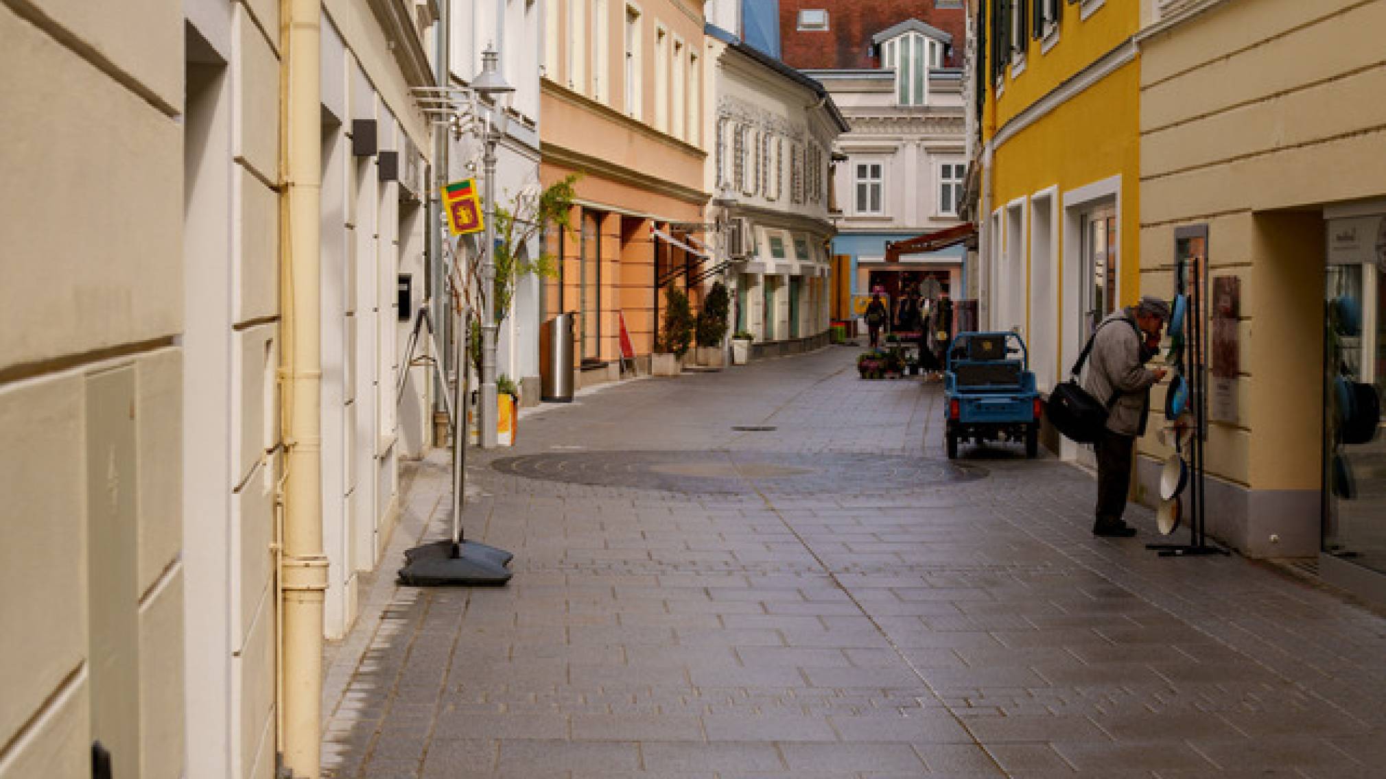 Foto der Marktgassen-Händler:innen in der Marktgasse.