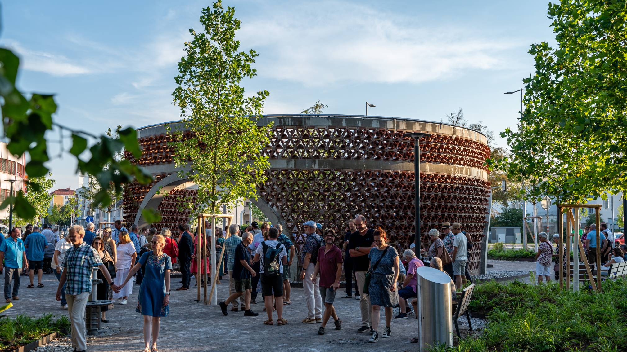 Der Windfänger am Europaplatz ist Thema der Orte-GEHspräche. (Foto: Christian Krückel)